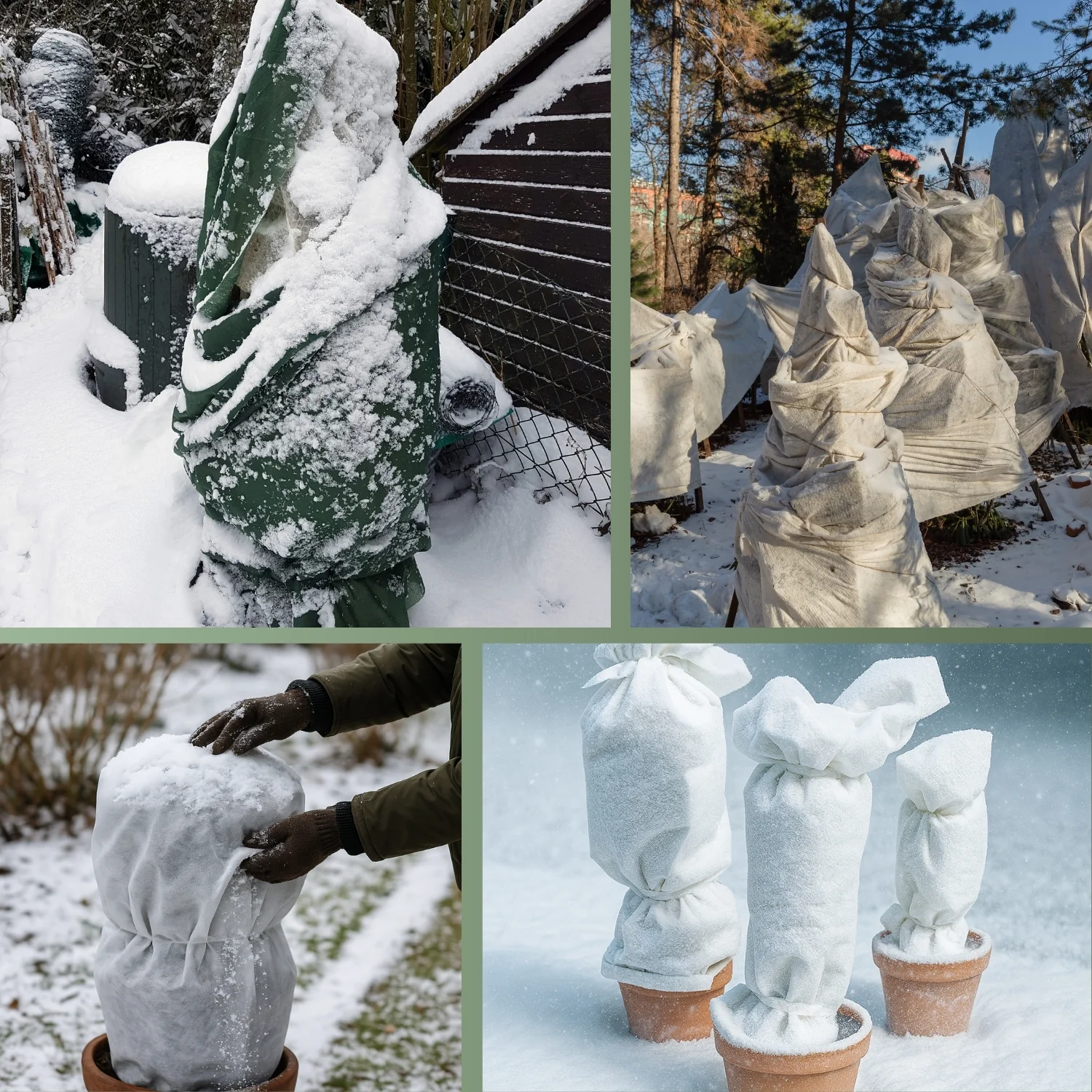 Wintervlies 80g/m² Kälteschutzvlies Pflanzenschutz - Image 9