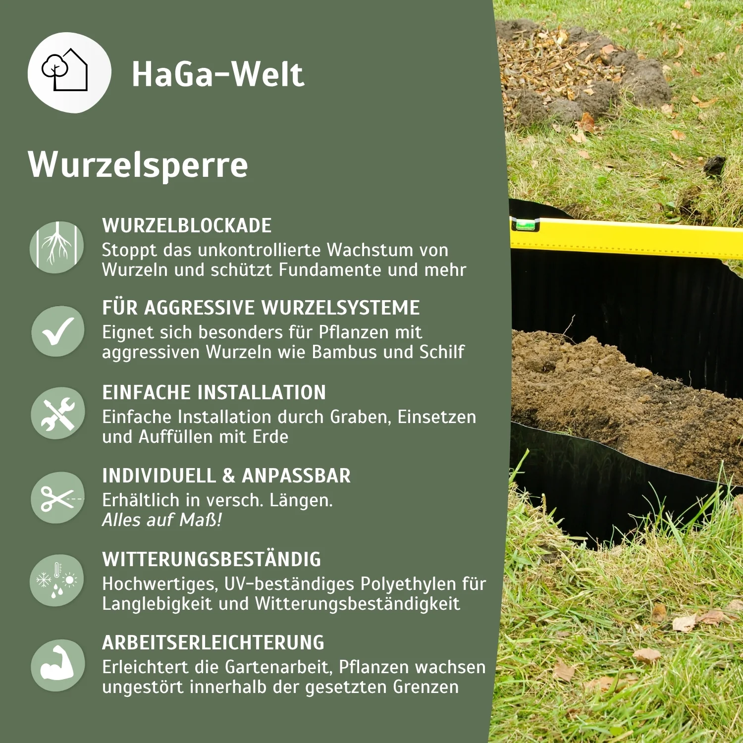 Wurzelsperre – gegen unkontrolliertes Wurzelwachstum - Image 4